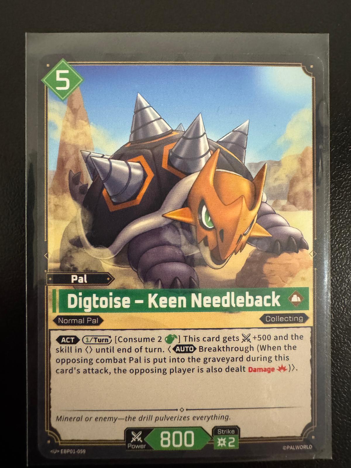 Digtoise – Keen Needleback EBP01-059 Uncommon card from Dawn of Palpagos