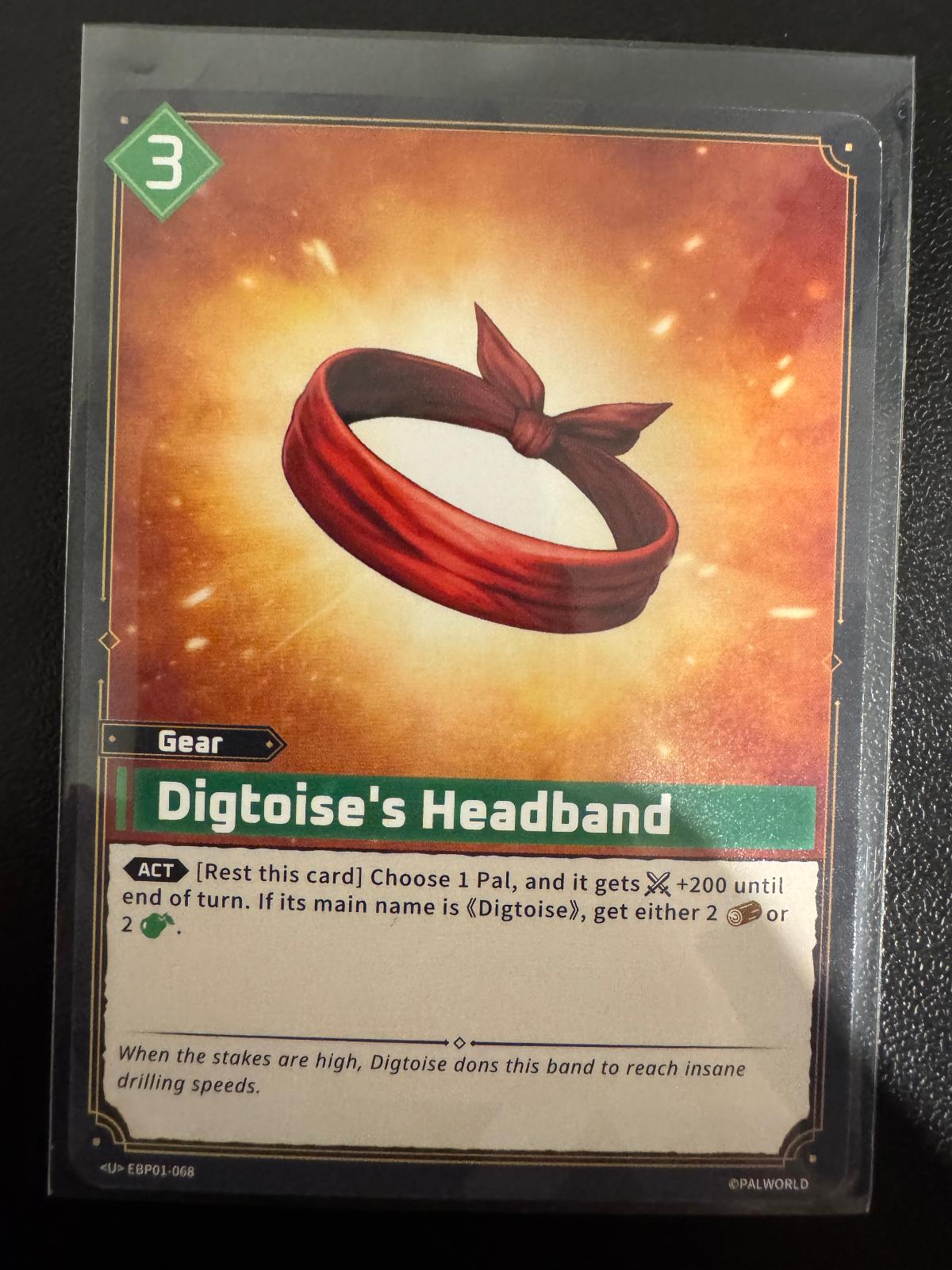 Digtoise's Headband EBP01-068 Uncommon card from Dawn of Palpagos