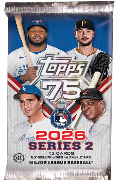 2026 Topps Series 2 MLB Hobby Pack – 12 Cards sealed trading card pack