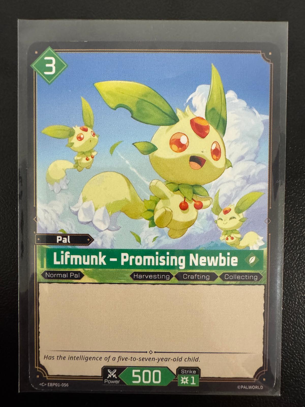 Lifmunk – Promising Newbie EBP01-056 Common card from Dawn of Palpagos