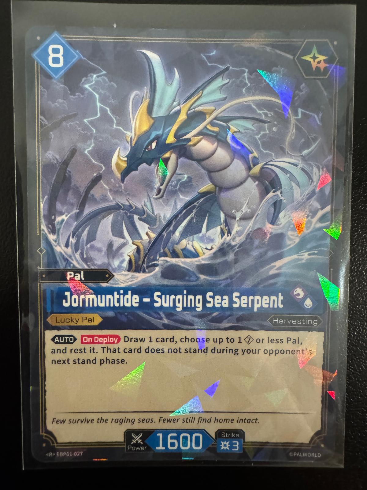 Jormuntide – Surging Sea Serpent EBP01-027 Rare card from Dawn of Palpagos