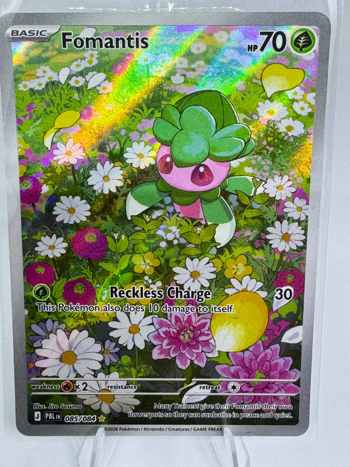 Fomantis 085/084 Pokemon card
