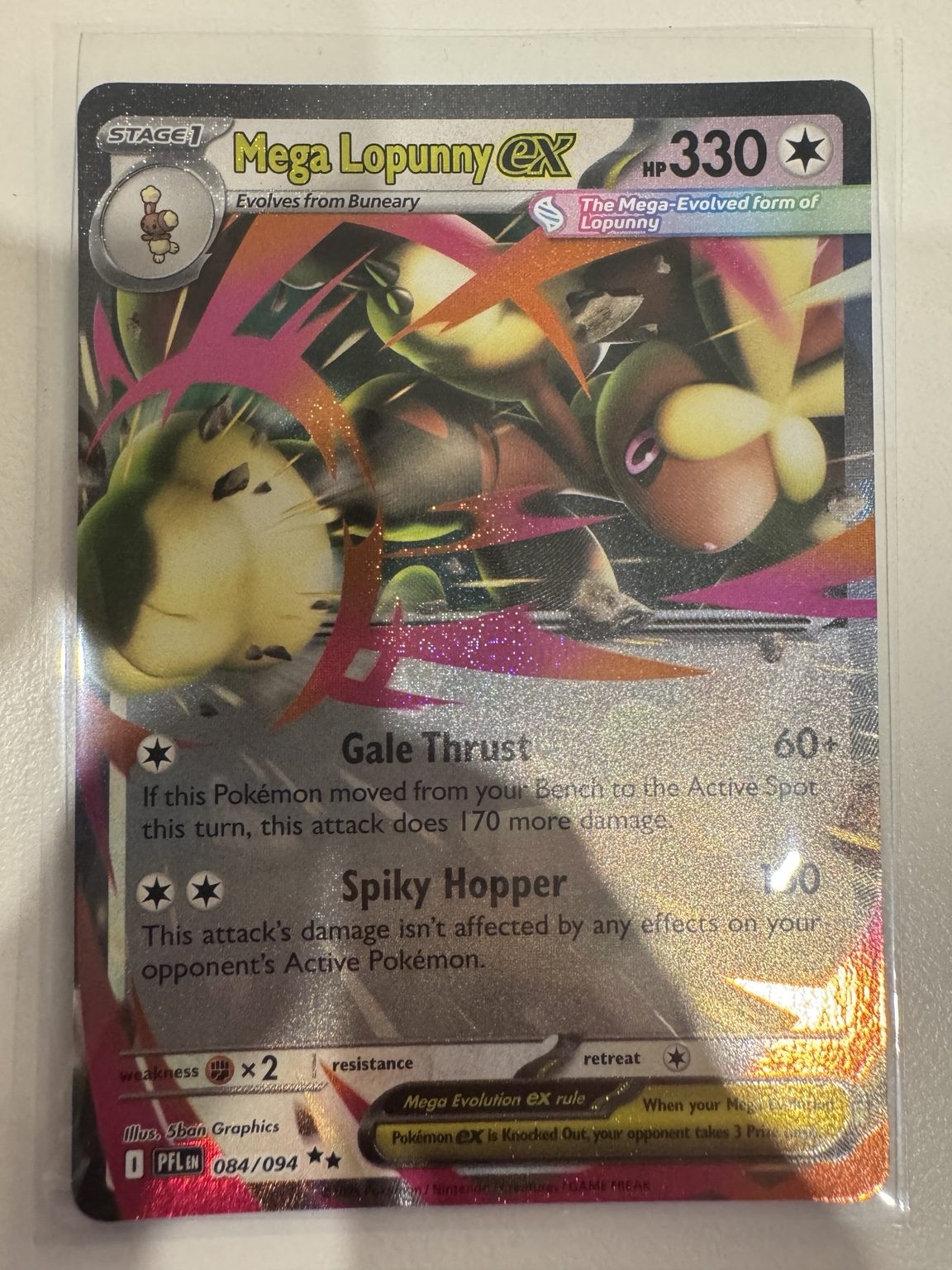 Mega Lopunny ex 084/094 Double Rare