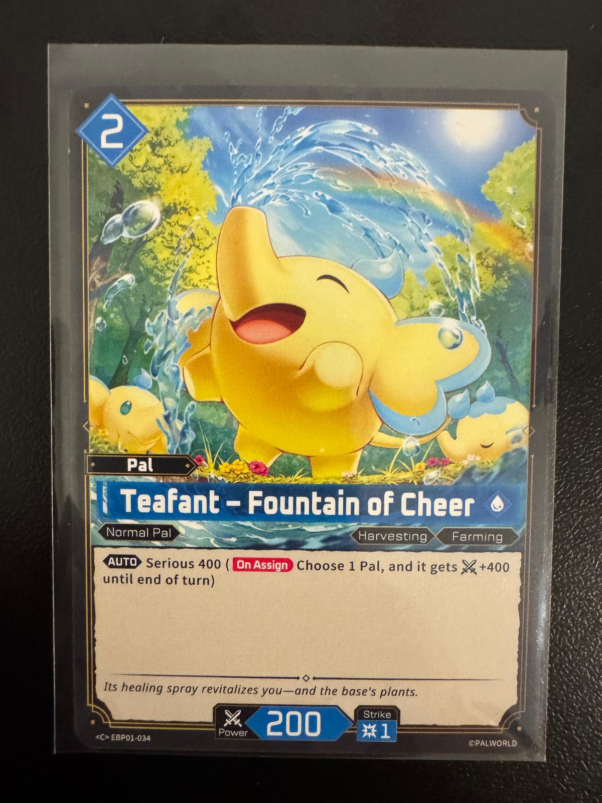 Teafant – Fountain of Cheer EBP01-034 Common card from Dawn of Palpagos