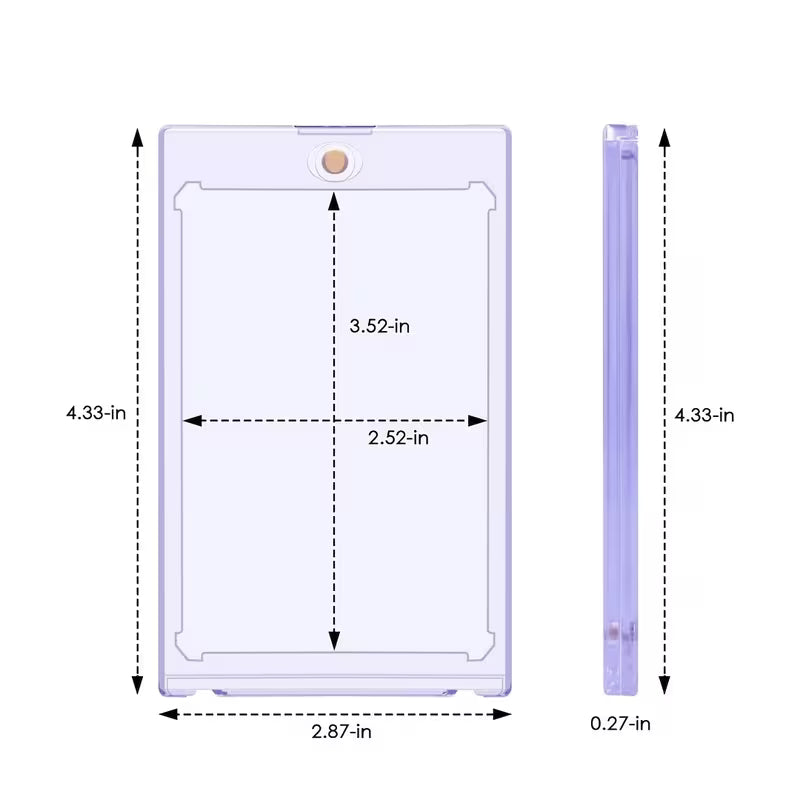 35PT UV Protected Magnetic Trading Card Holders