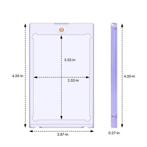 35PT UV Protected Magnetic Trading Card Holders
