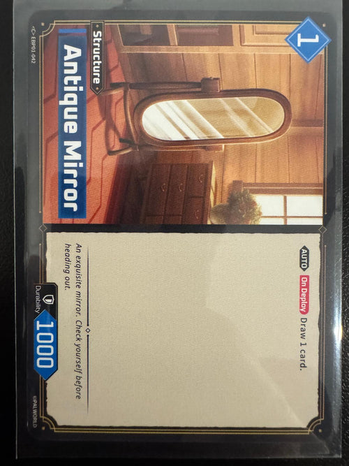 Antique Mirror EBP01-042 Common card from Dawn of Palpagos