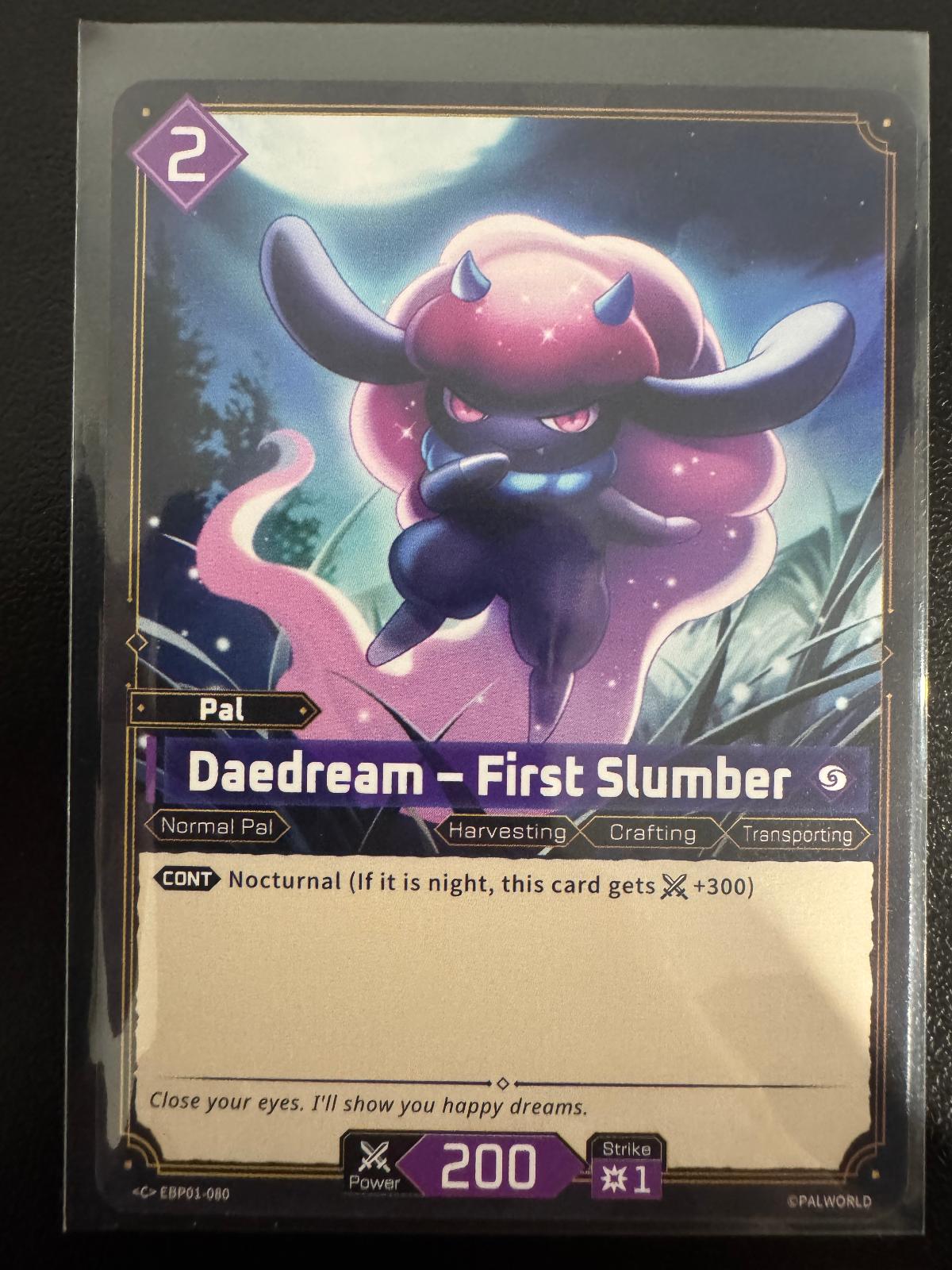 Daedream – First Slumber EBP01-080 Common card from Dawn of Palpagos
