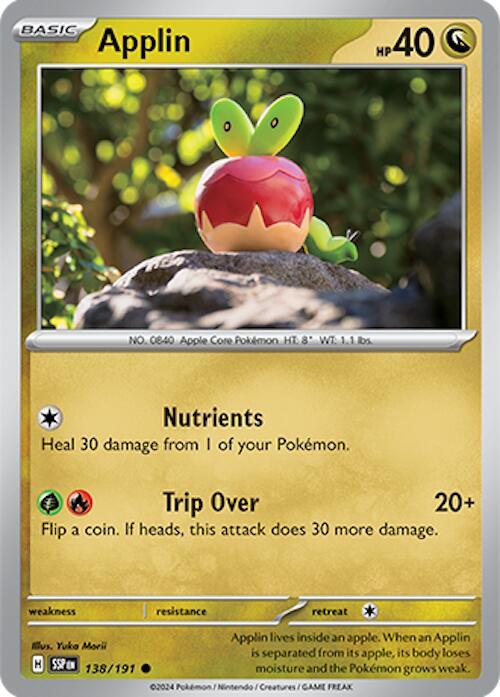 Applin 138/191 Reverse Holo from Surging Sparks