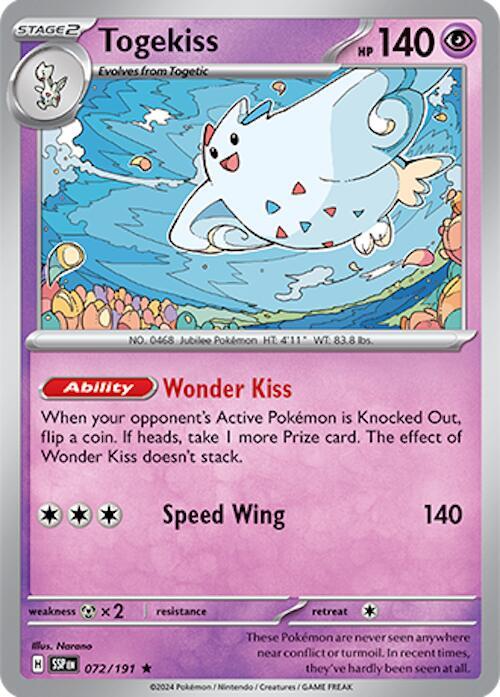 Togekiss 072/191 Holo from Surging Sparks