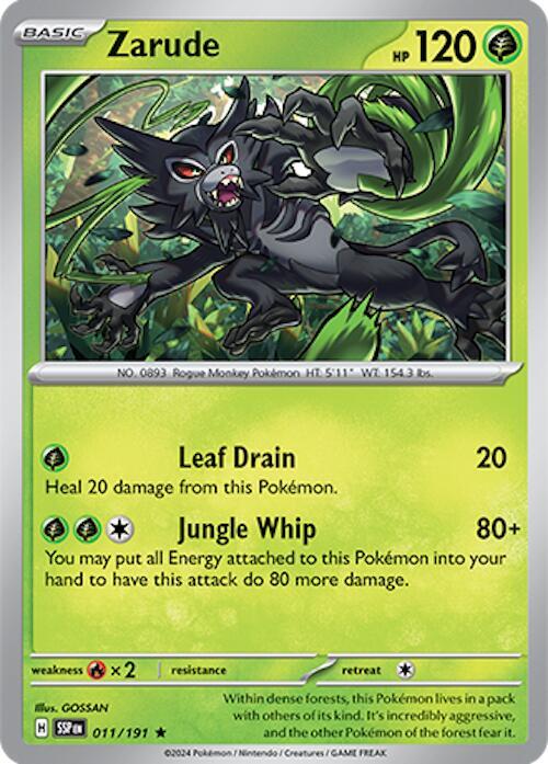 Zarude 011/191 Holo from Surging Sparks
