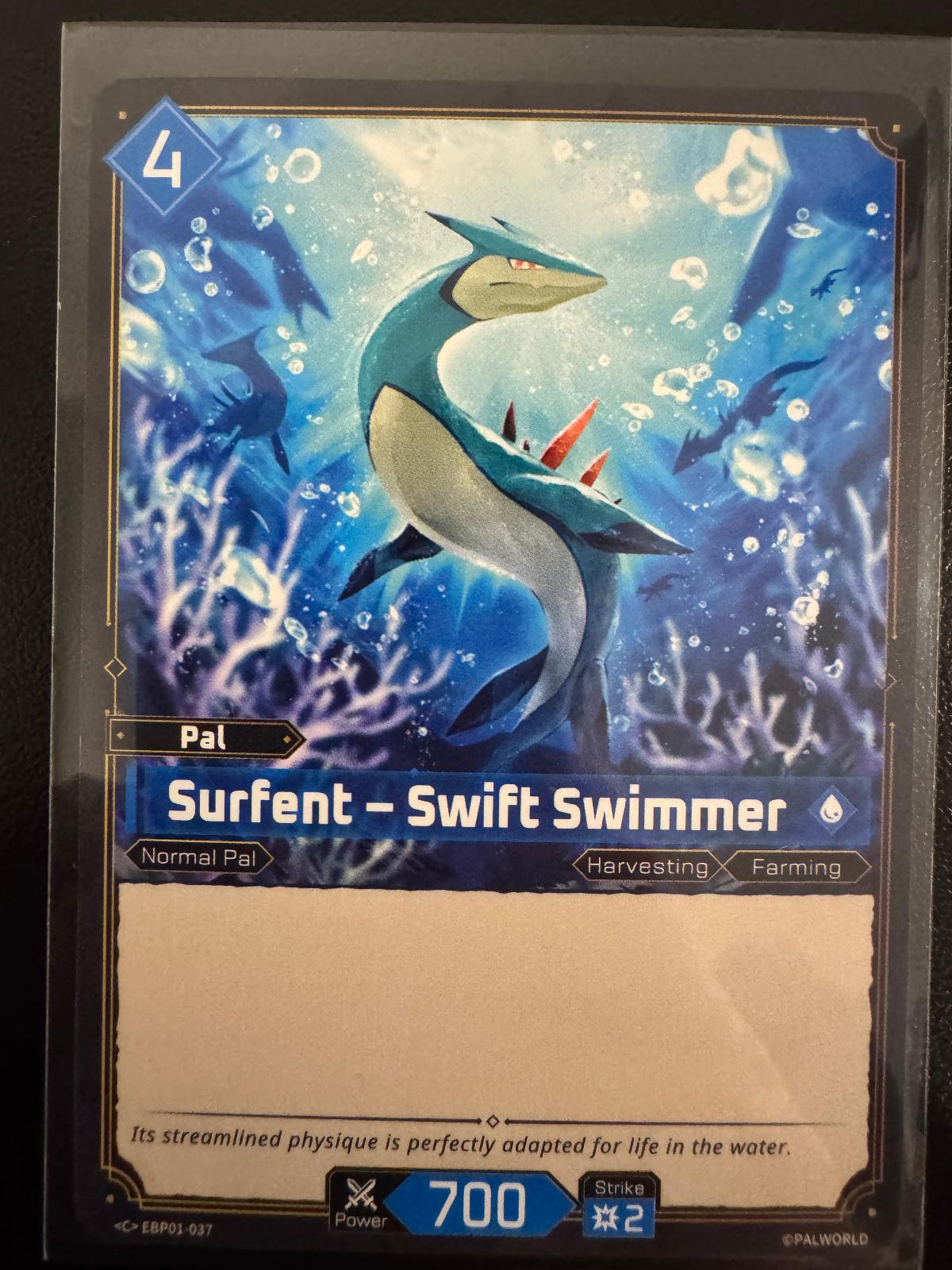 Surfent – Swift Swimmer EBP01-037 Common card from Dawn of Palpagos