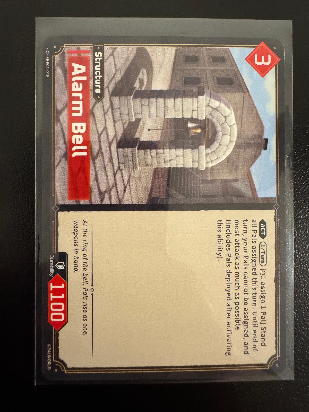 Alarm Bell EBP01-018 Common card from Dawn of Palpagos