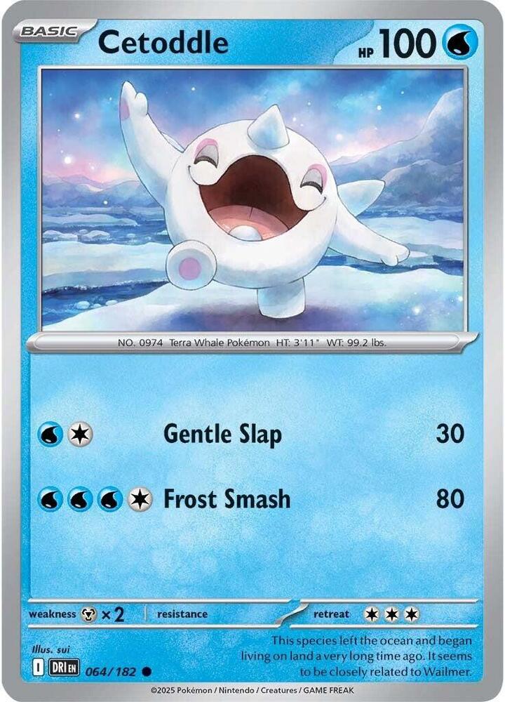 Cetoddle 064/182 Reverse Holo from Destined Rivals
