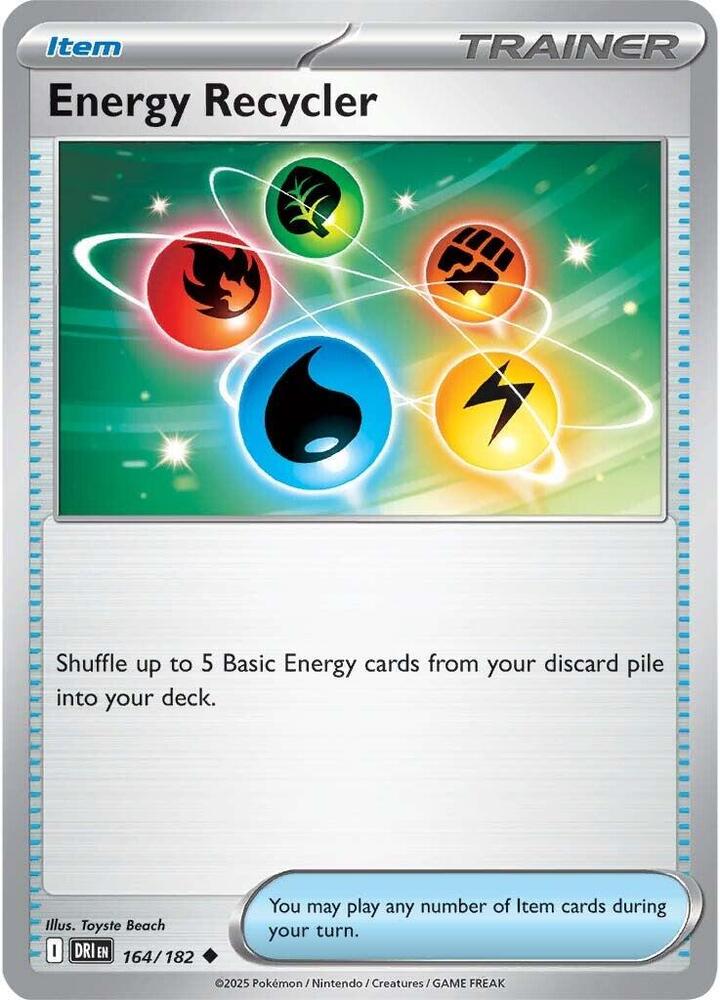 Energy Recycler 164/182 Reverse Holo from Destined Rivals
