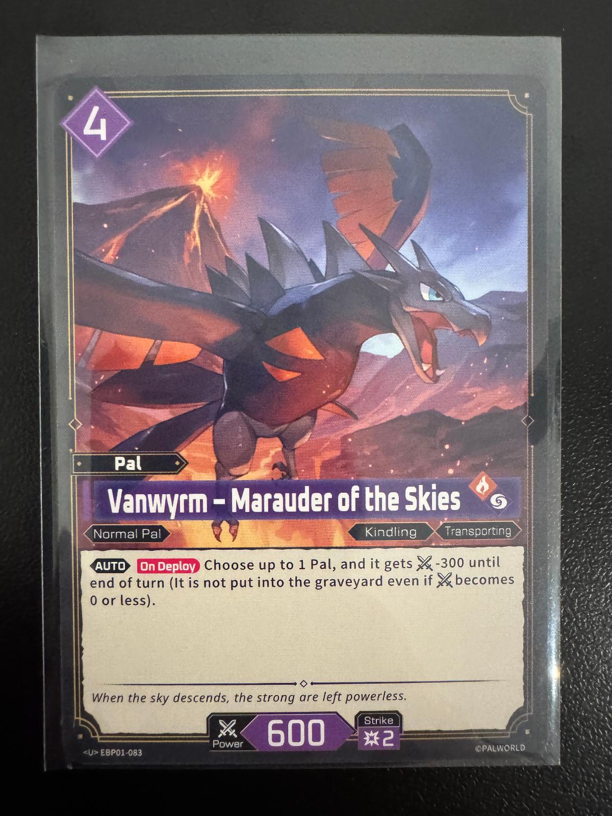 Vanwyrm – Marauder of the Skies EBP01-083 Uncommon card from Dawn of Palpagos