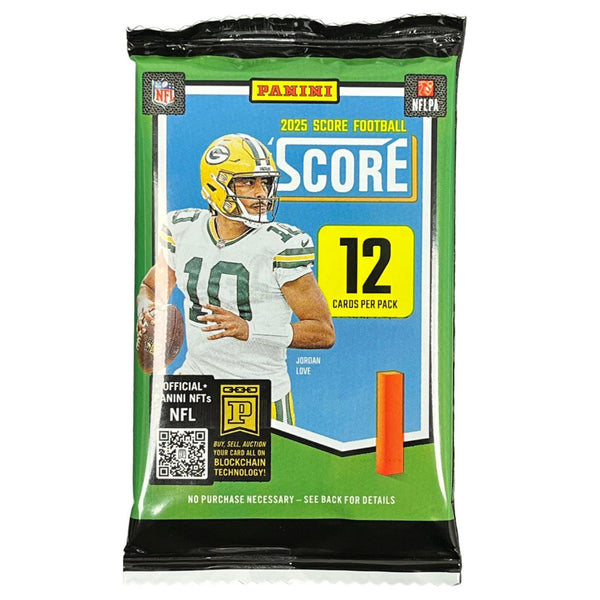 2025 Panini Score NFL Retail Pack – 12 Cards sealed trading card pack