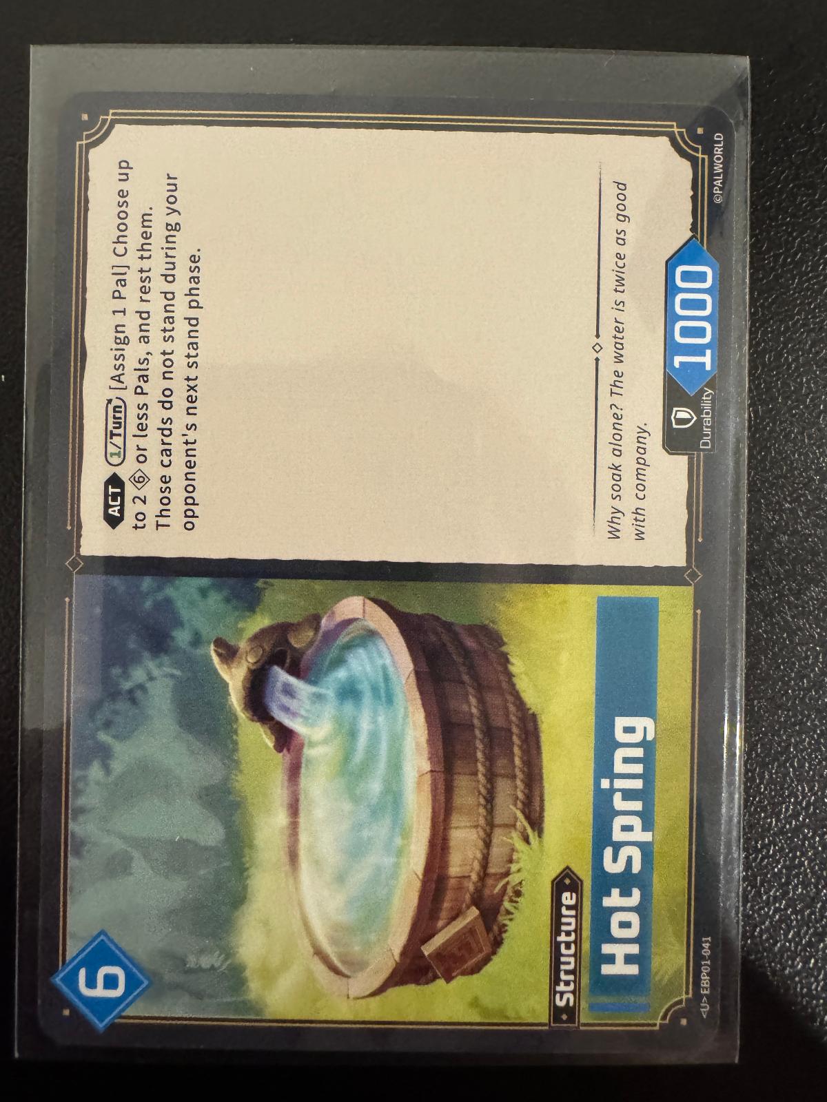 Hot Spring EBP01-041 Uncommon card from Dawn of Palpagos