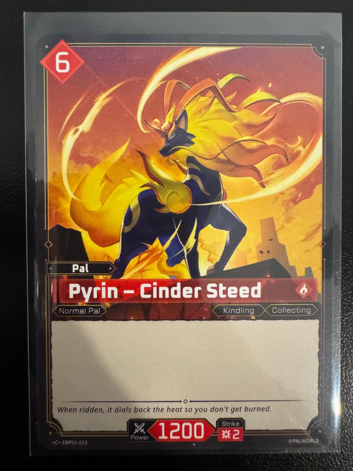 Pyrin – Cinder Steed EBP01-013 Common card from Dawn of Palpagos