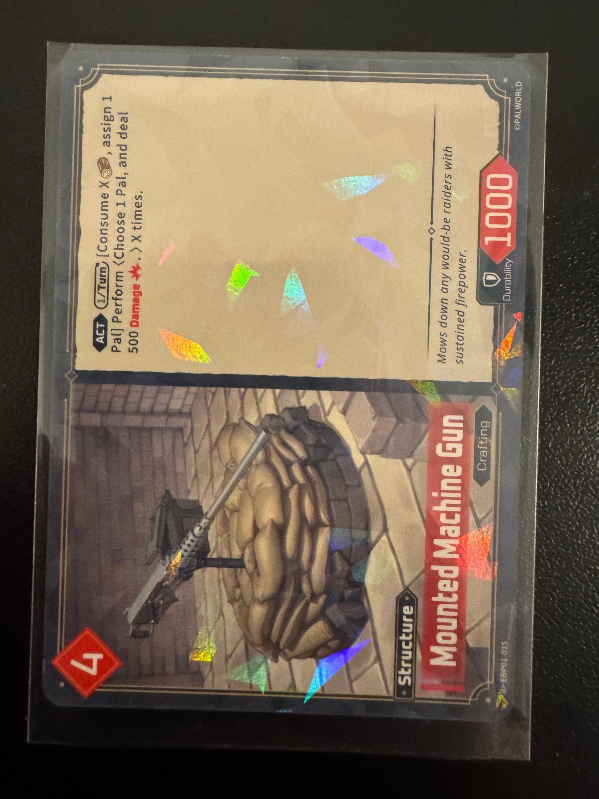 Mounted Machine Gun EBP01-015 Rare card from Dawn of Palpagos