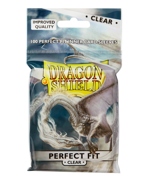 Dragon Shield Clear Perfect Fit inner card sleeves 100 pack