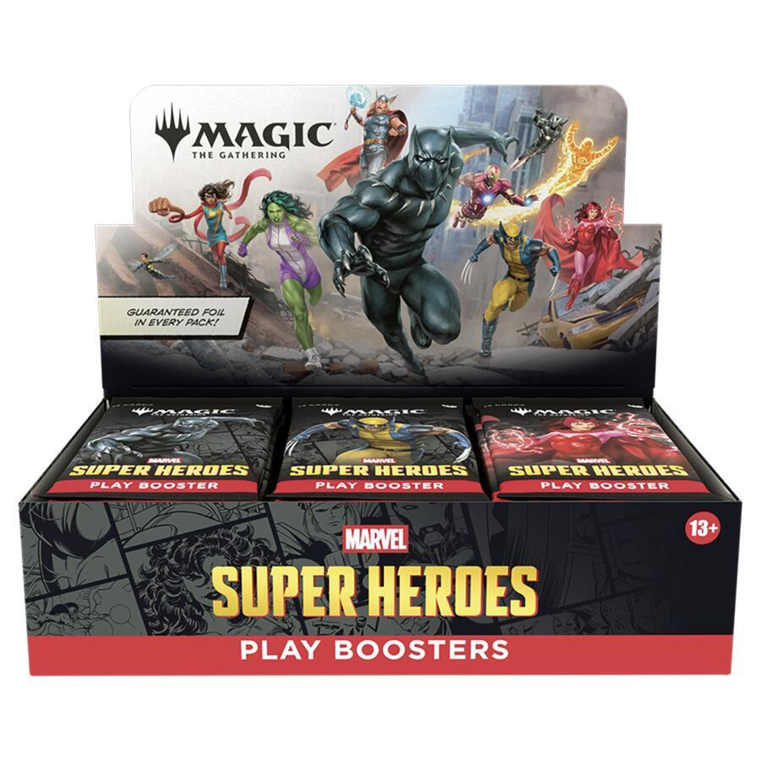 MTG Marvel Super Heroes Play Booster Display – 30 Packs sealed product image