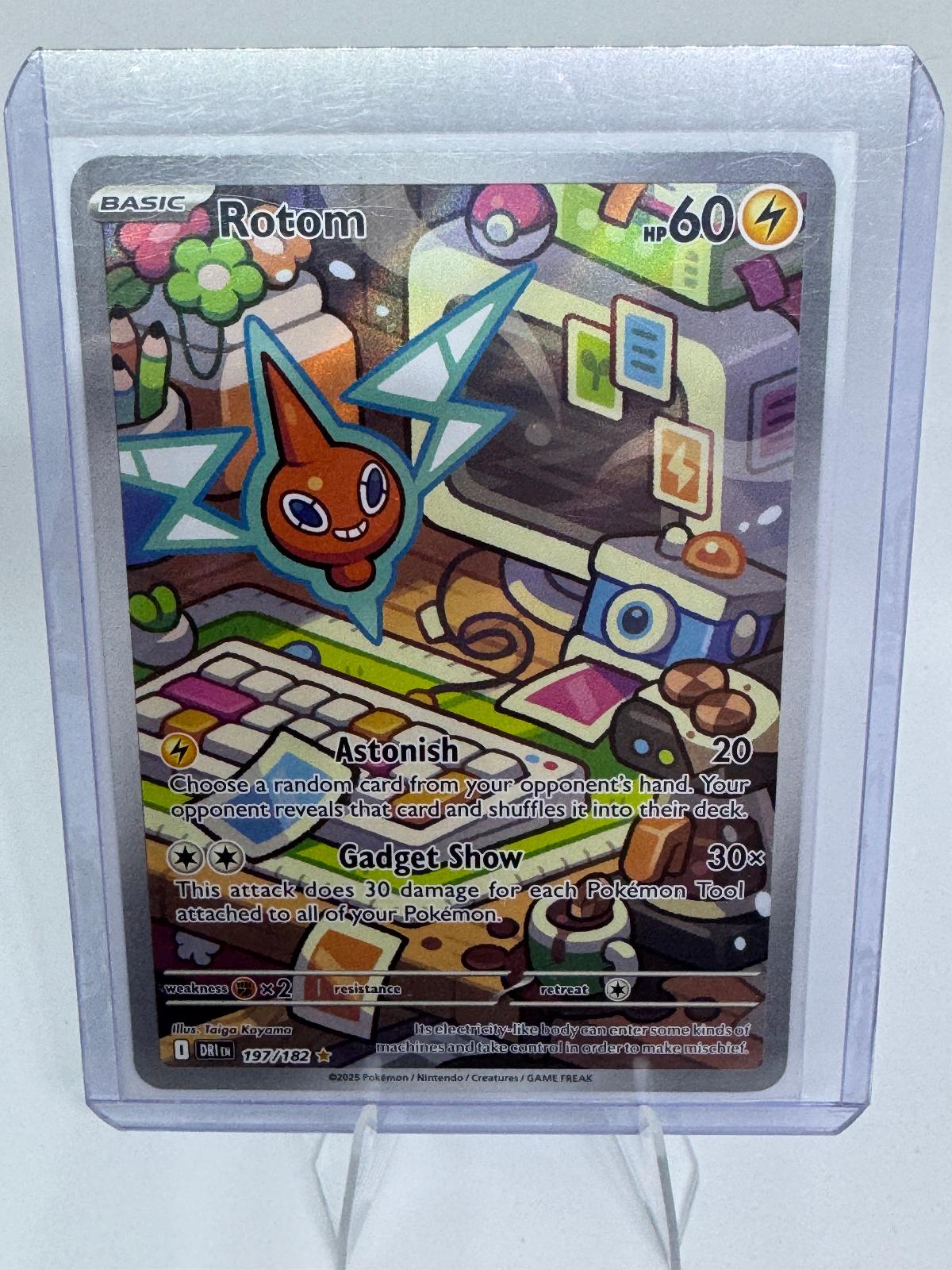 Rotom 197/182 Pokemon card