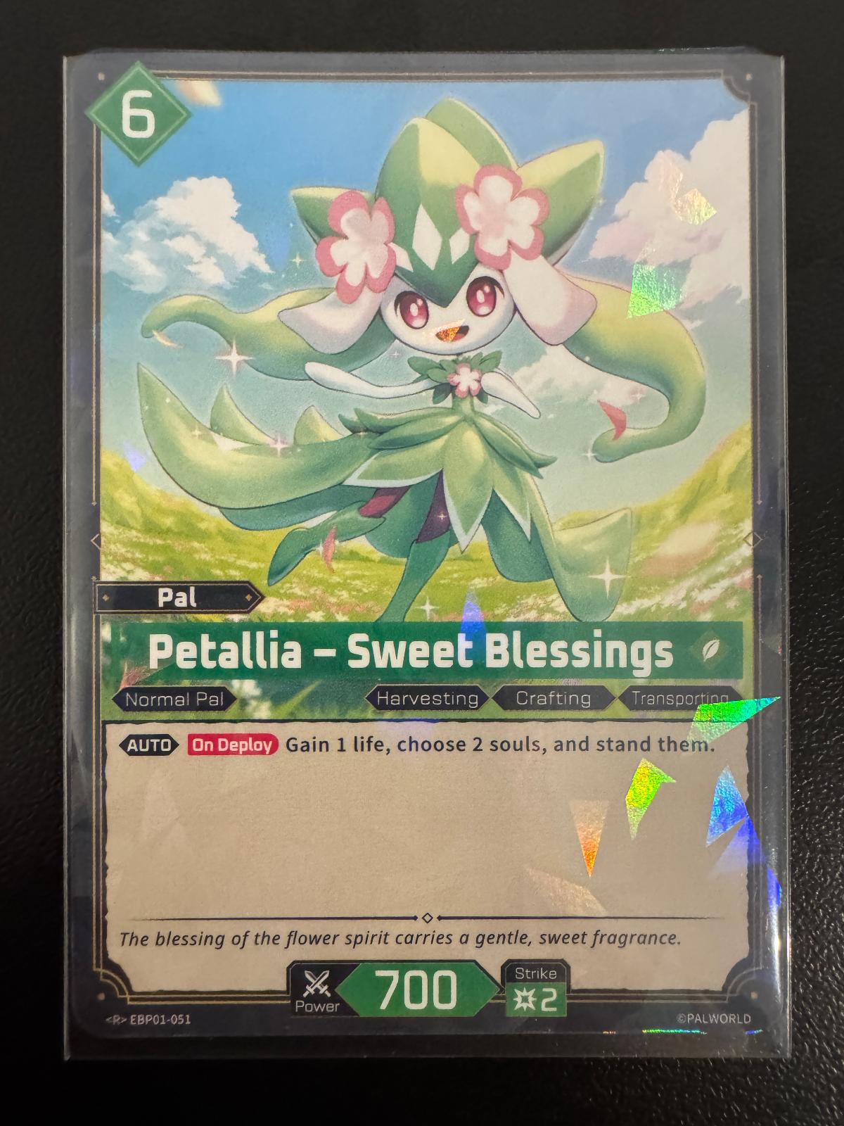 Petallia – Sweet Blessings EBP01-051 Rare card from Dawn of Palpagos