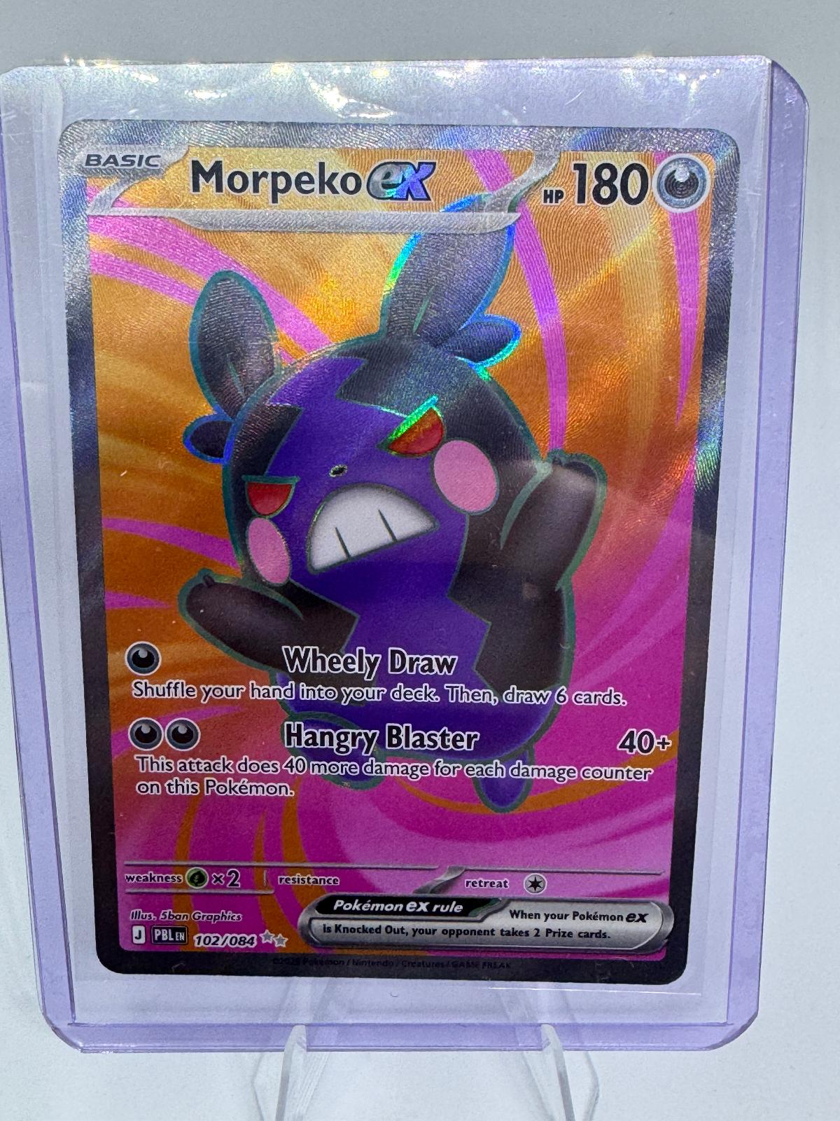Morpeko ex 102/084 Pokemon card
