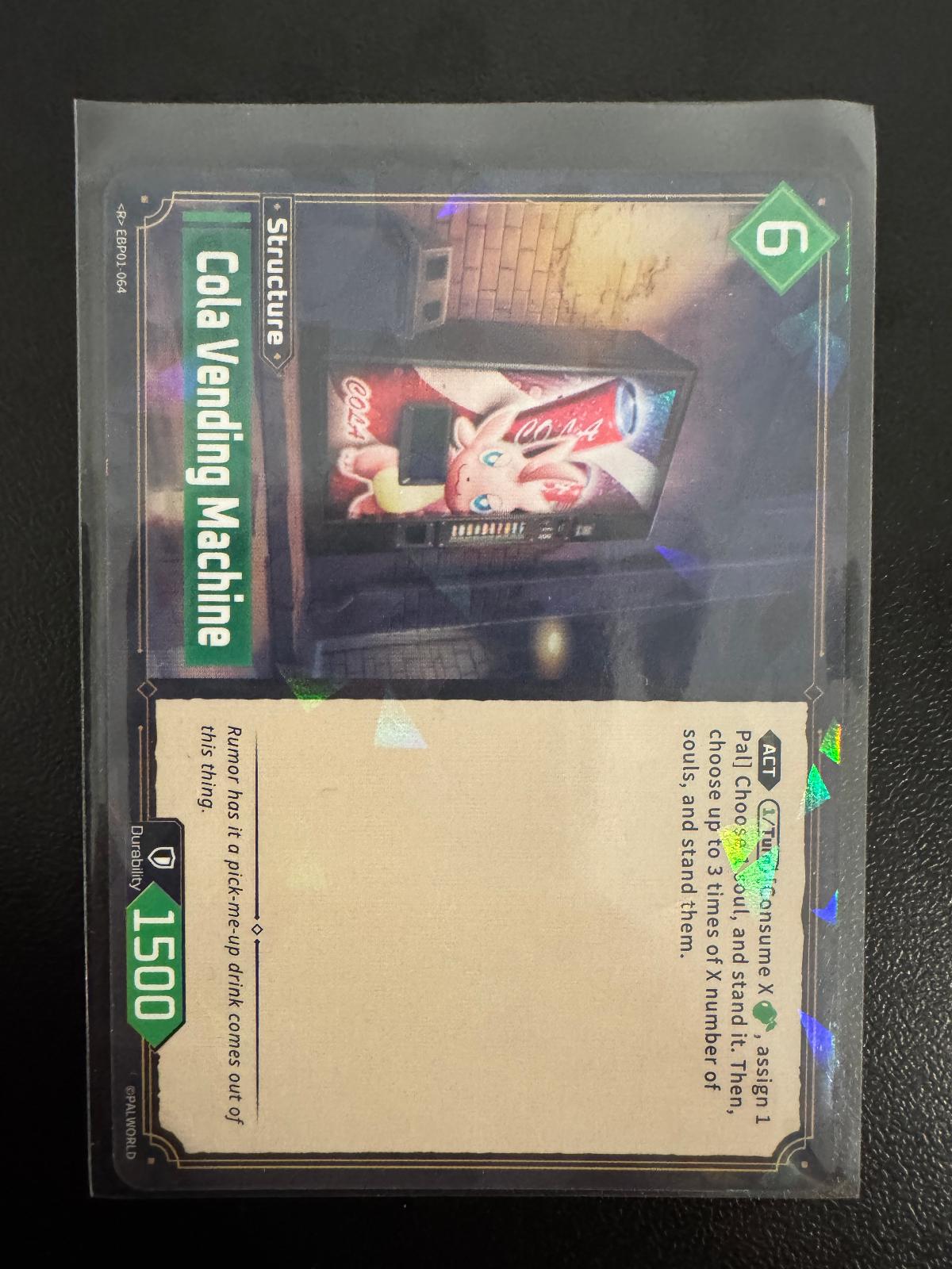 Cola Vending Machine EBP01-064 Rare card from Dawn of Palpagos