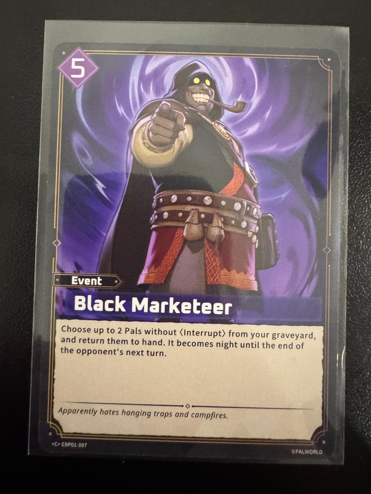 Black Marketeer EBP01-097 Common card from Dawn of Palpagos
