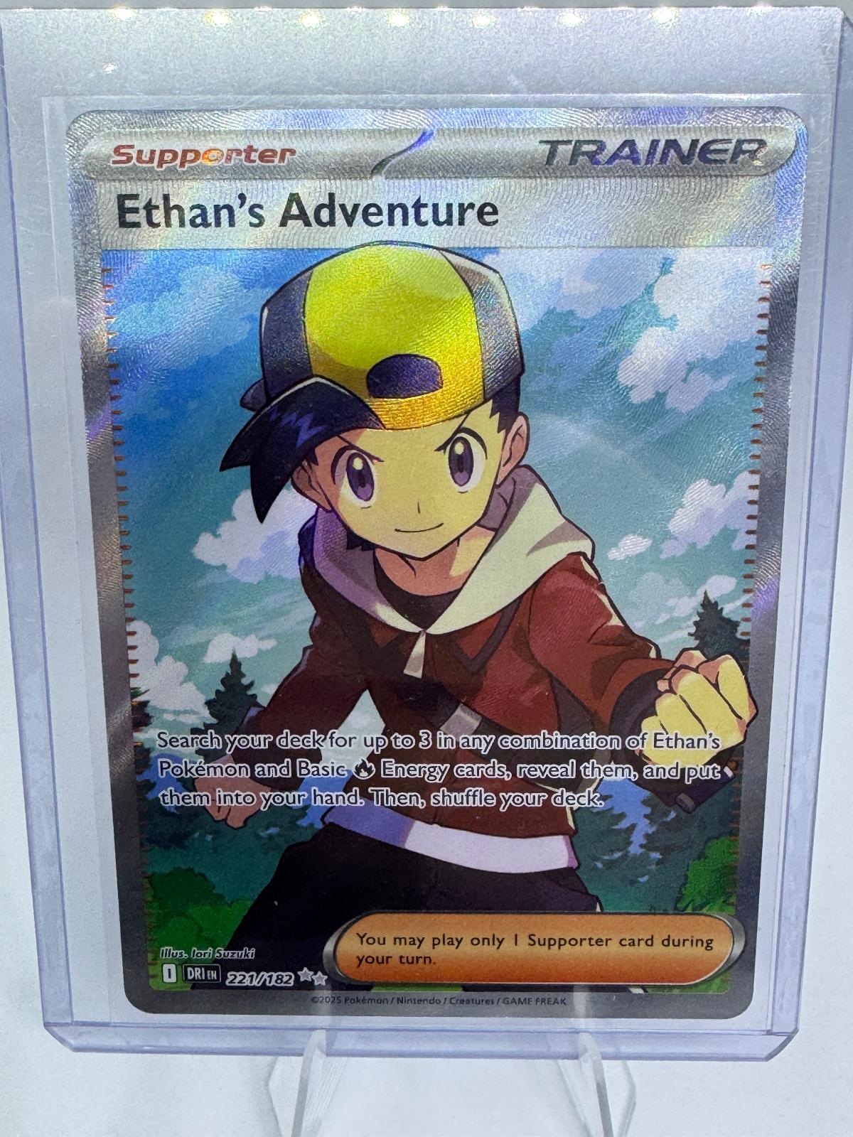 Ethan's Adventure 221/182 Pokemon card
