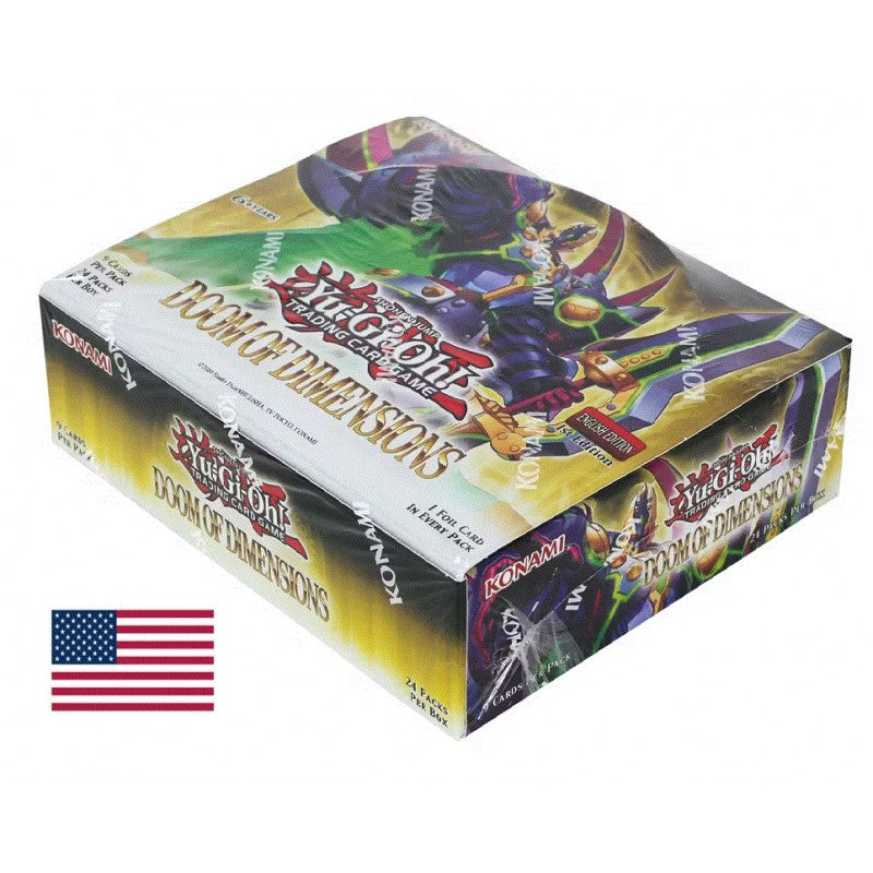 Yu-Gi-Oh! Doom of Dimensions English Booster Box sealed product image