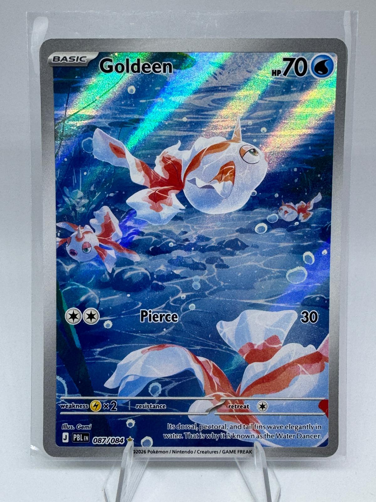 Goldeen 087/084 Pokemon card