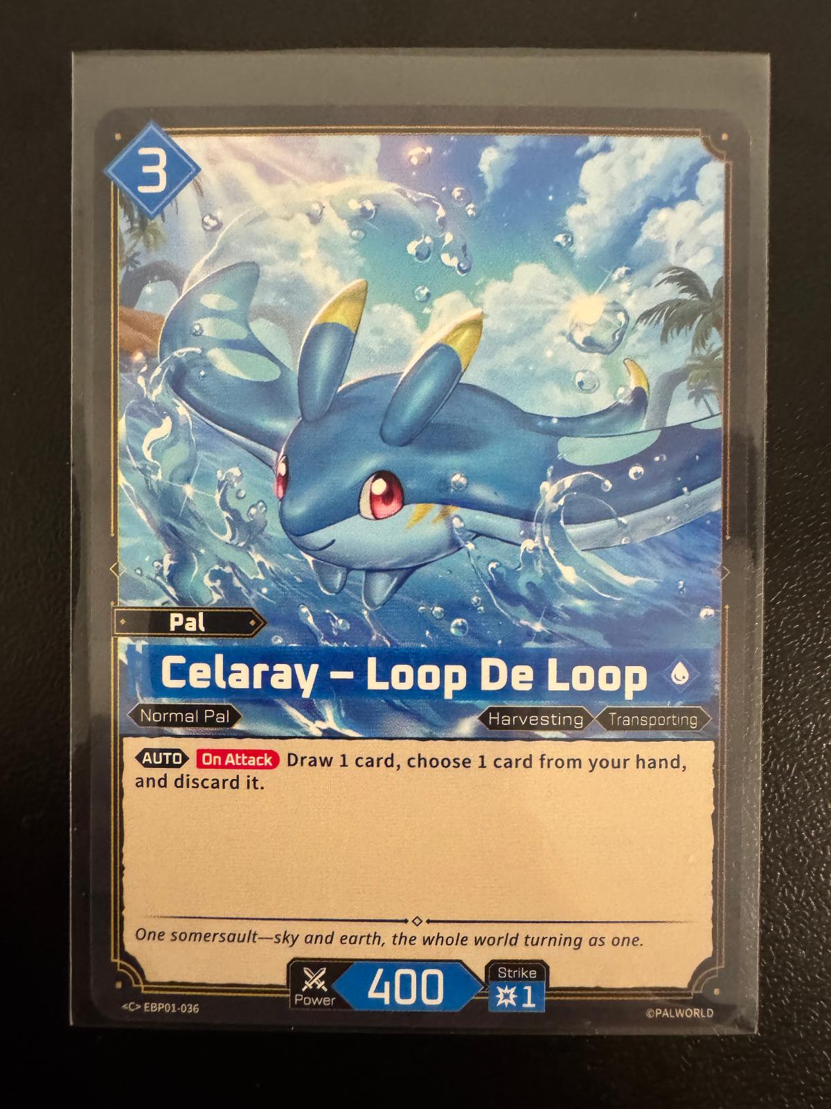 Celaray – Loop De Loop EBP01-036 Common card from Dawn of Palpagos
