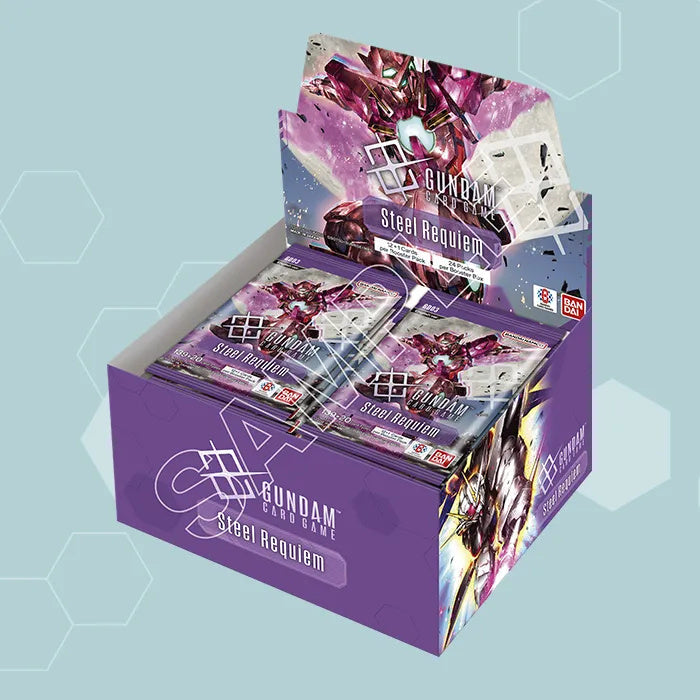 Gundam Card Game Steel Requiem GD03 Japanese Booster Box sealed product image