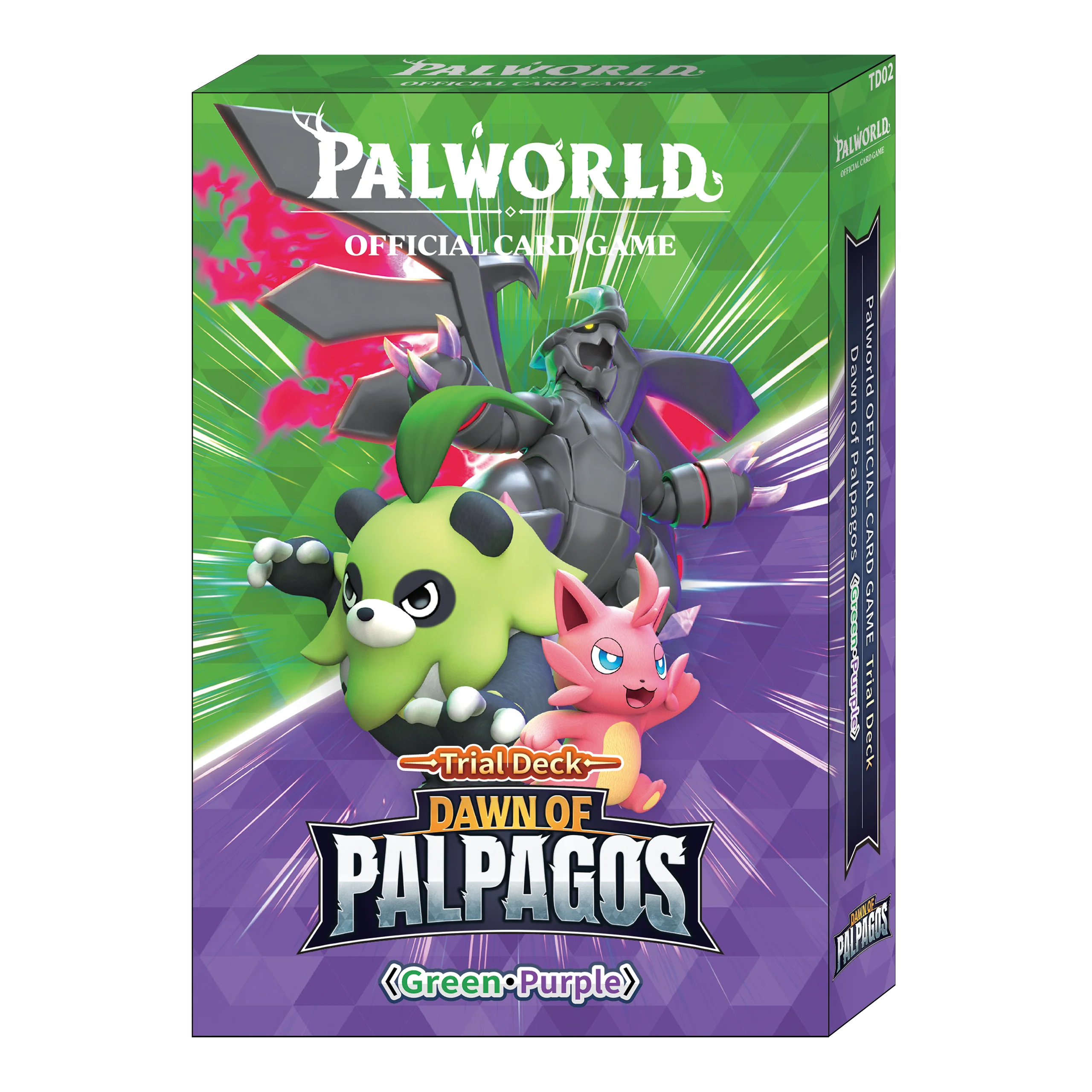 Palworld Trial Deck TD02 Dawn of Palpagos – Green/Purple